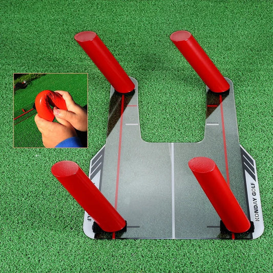 Perfect Your Swing Golf Training Mirror with Speed Rods