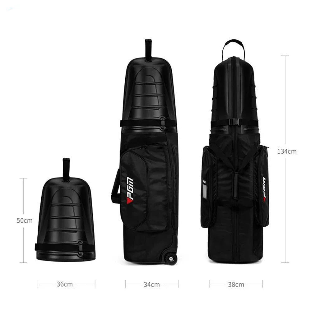 Premium Golf Travel Bag Roller Hard Case Anti-Collision