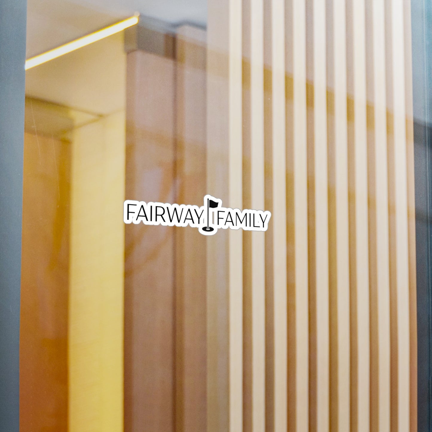Fairway Family Kiss-Cut Vinyl Decals