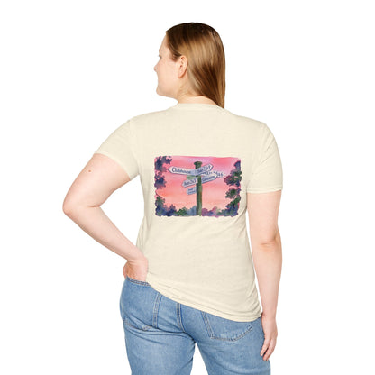 All Roads Lead To Golf - Clubhouse Sign Tshirt