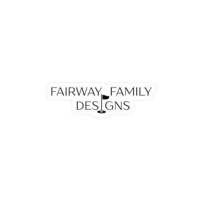 Fairway Family Designs Kiss-Cut Vinyl Decals