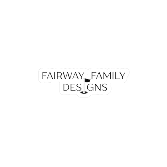 Fairway Family Designs Kiss-Cut Vinyl Decals