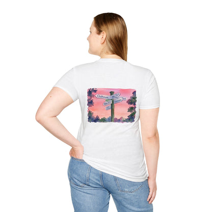 All Roads Lead To Golf - Clubhouse Sign Tshirt