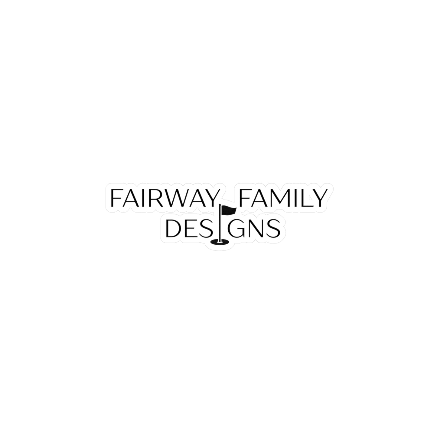Fairway Family Designs Kiss-Cut Vinyl Decals