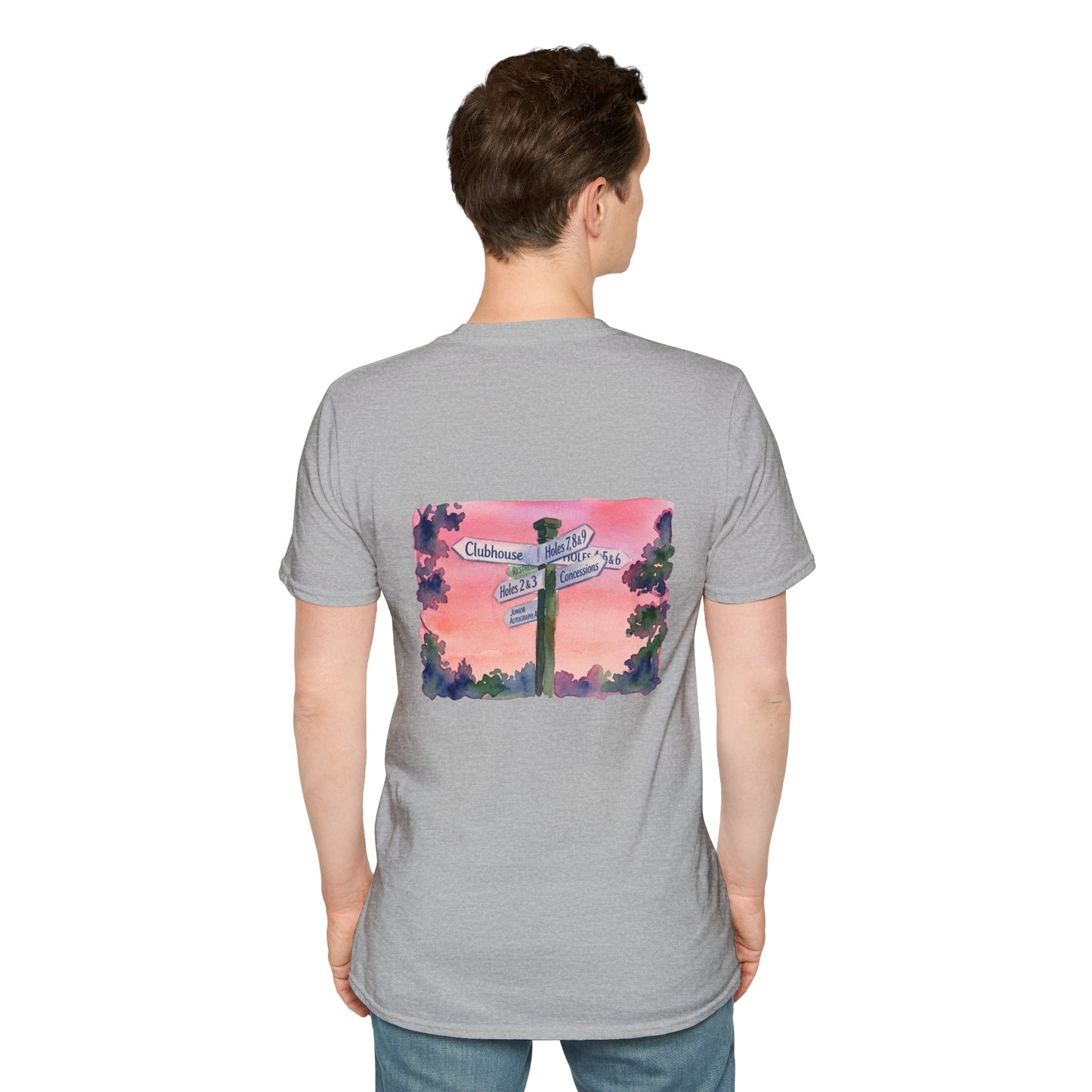All Roads Lead To Golf - Clubhouse Sign Tshirt