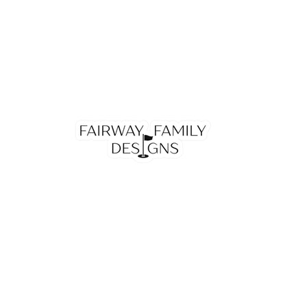 Fairway Family Designs Kiss-Cut Vinyl Decals