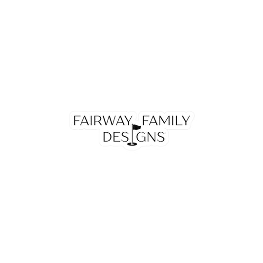 Fairway Family Designs Kiss-Cut Vinyl Decals
