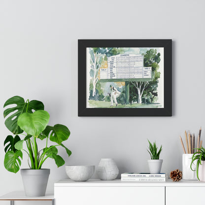The Signature Tournament Leaderboard Framed Print - A Tradition Worth Displaying