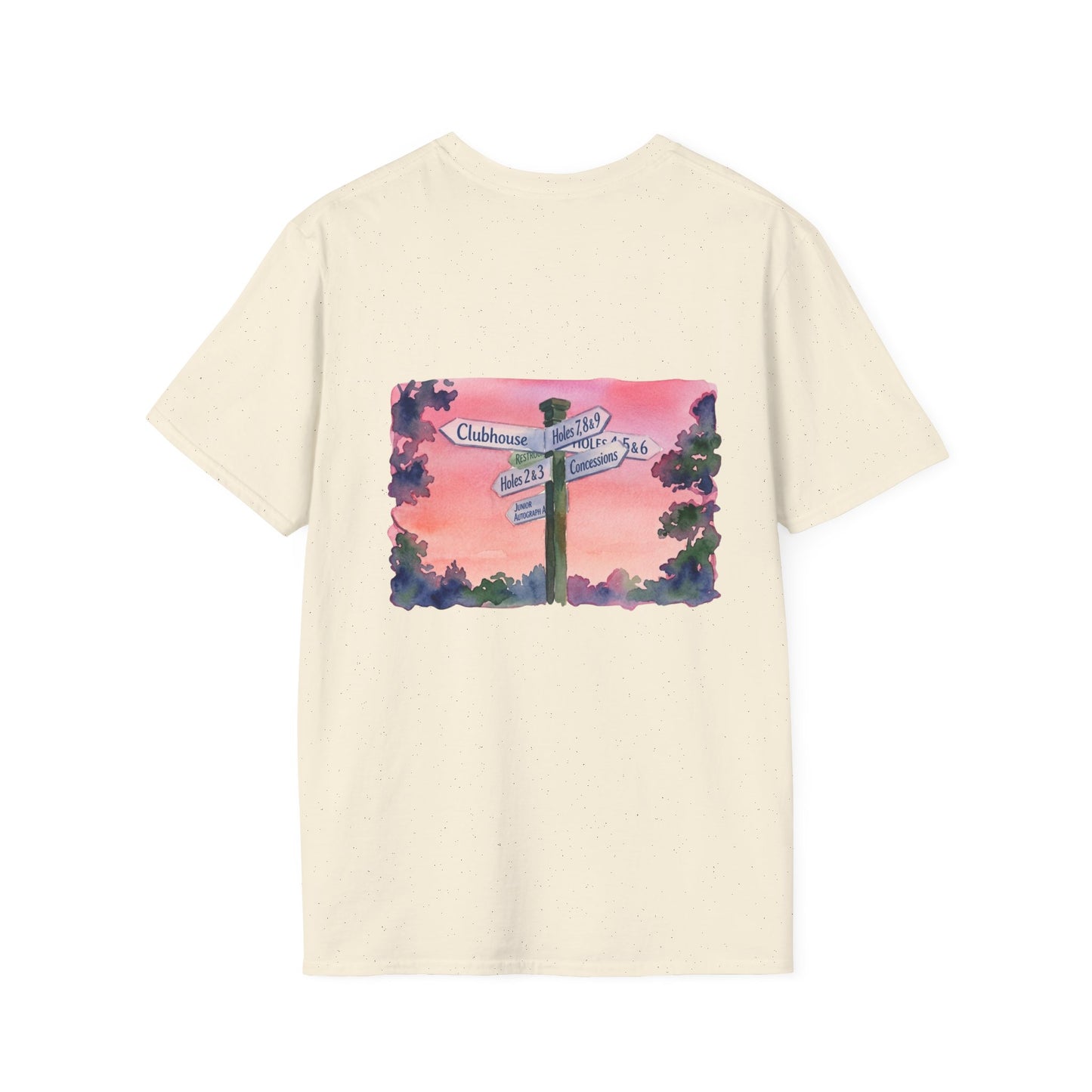 All Roads Lead To Golf - Clubhouse Sign Tshirt