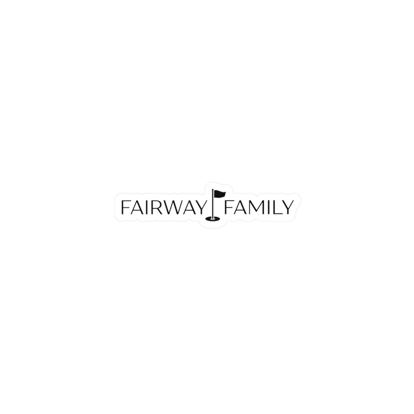 Fairway Family Kiss-Cut Vinyl Decals