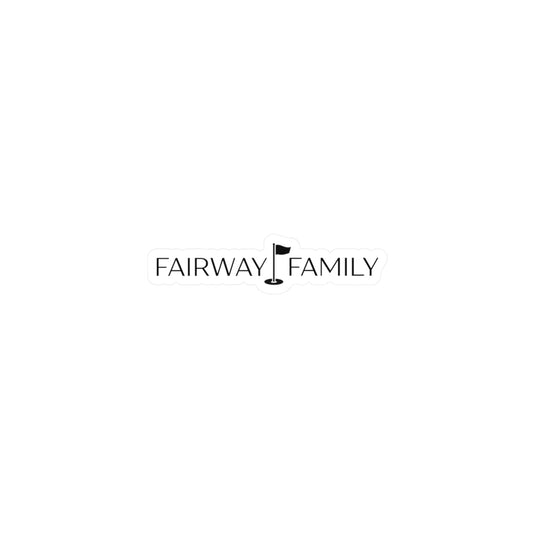 Fairway Family Kiss-Cut Vinyl Decals