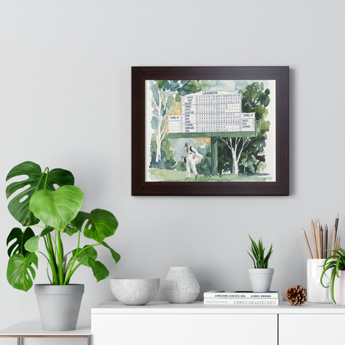 The Signature Tournament Leaderboard Framed Print - A Tradition Worth Displaying
