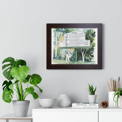 The Signature Tournament Leaderboard Framed Print - A Tradition Worth Displaying