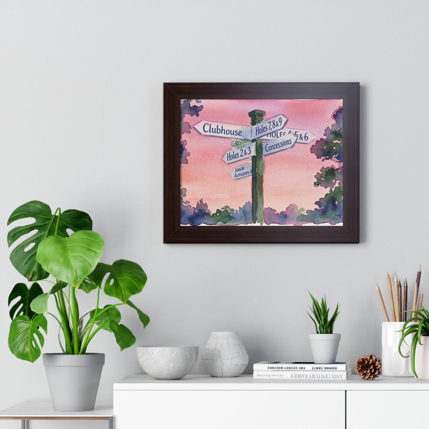 All Roads Lead To Golf  Framed Print - A Tradition Worth Displaying