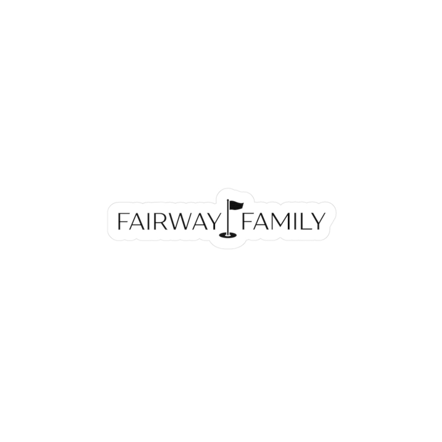 Fairway Family Kiss-Cut Vinyl Decals