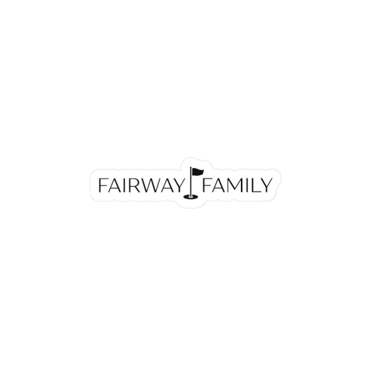 Fairway Family Kiss-Cut Vinyl Decals