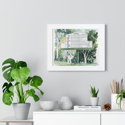 The Signature Tournament Leaderboard Framed Print - A Tradition Worth Displaying