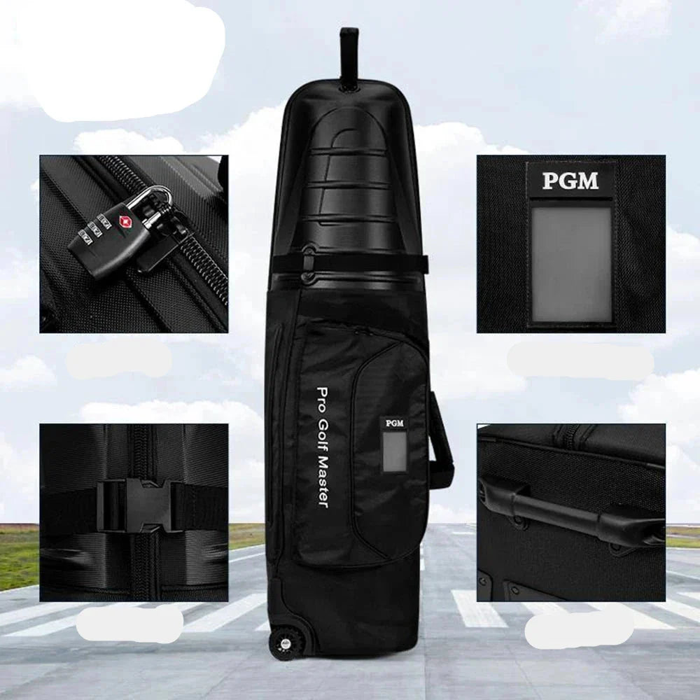 Premium Golf Travel Bag  Roller  Hard Case  Anti-Collision