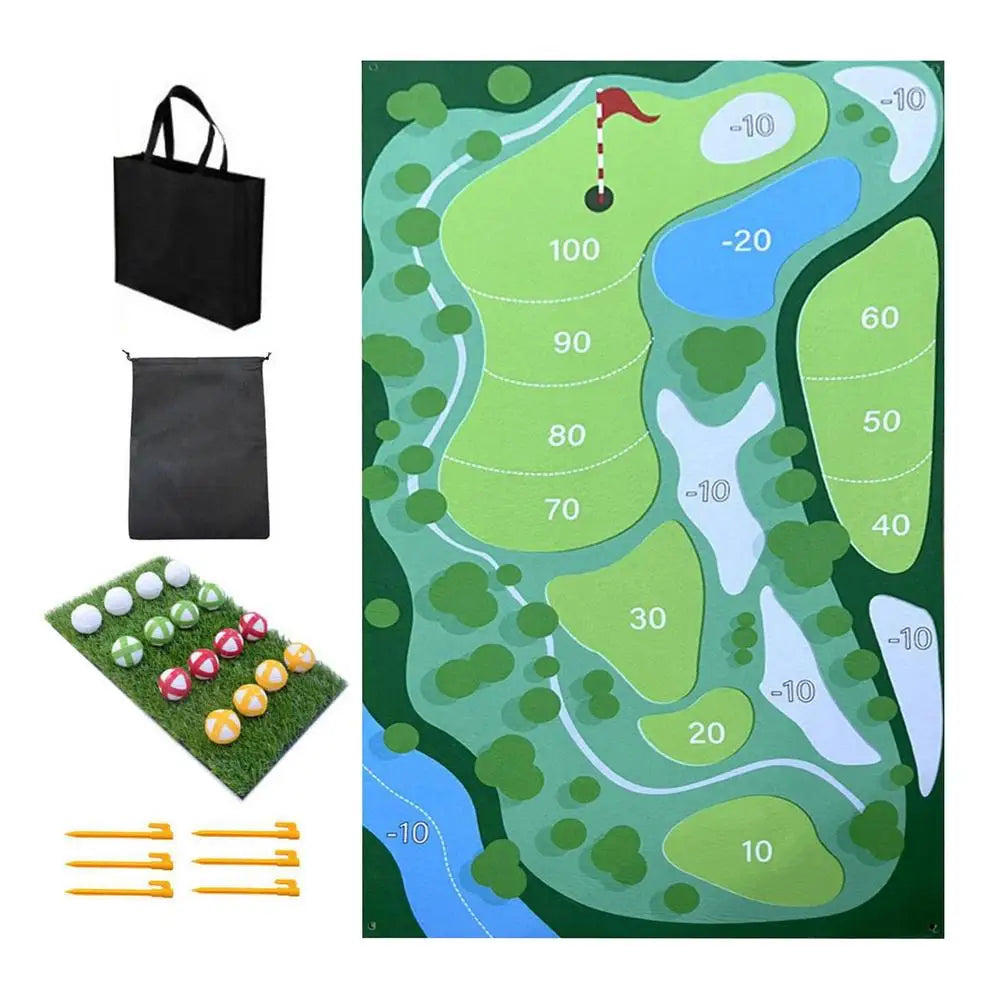 Perfect Your Swing  Golf Practice Mat Set for All Skill Levels