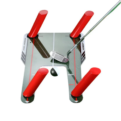 Perfect Your Swing  Golf Training Mirror with Speed Rods