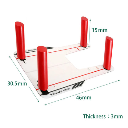 Perfect Your Swing  Golf Training Mirror with Speed Rods