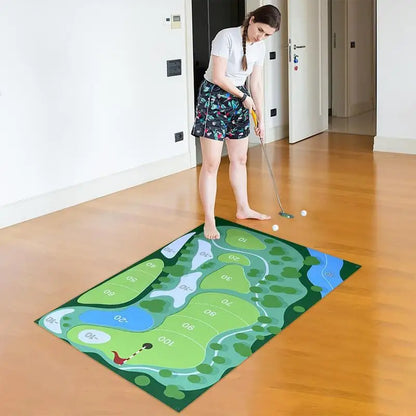 Perfect Your Swing  Golf Practice Mat Set for All Skill Levels