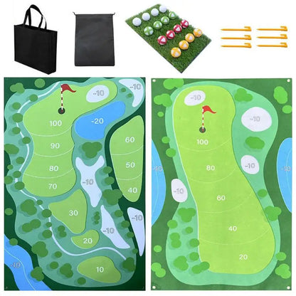 Perfect Your Swing  Golf Practice Mat Set for All Skill Levels