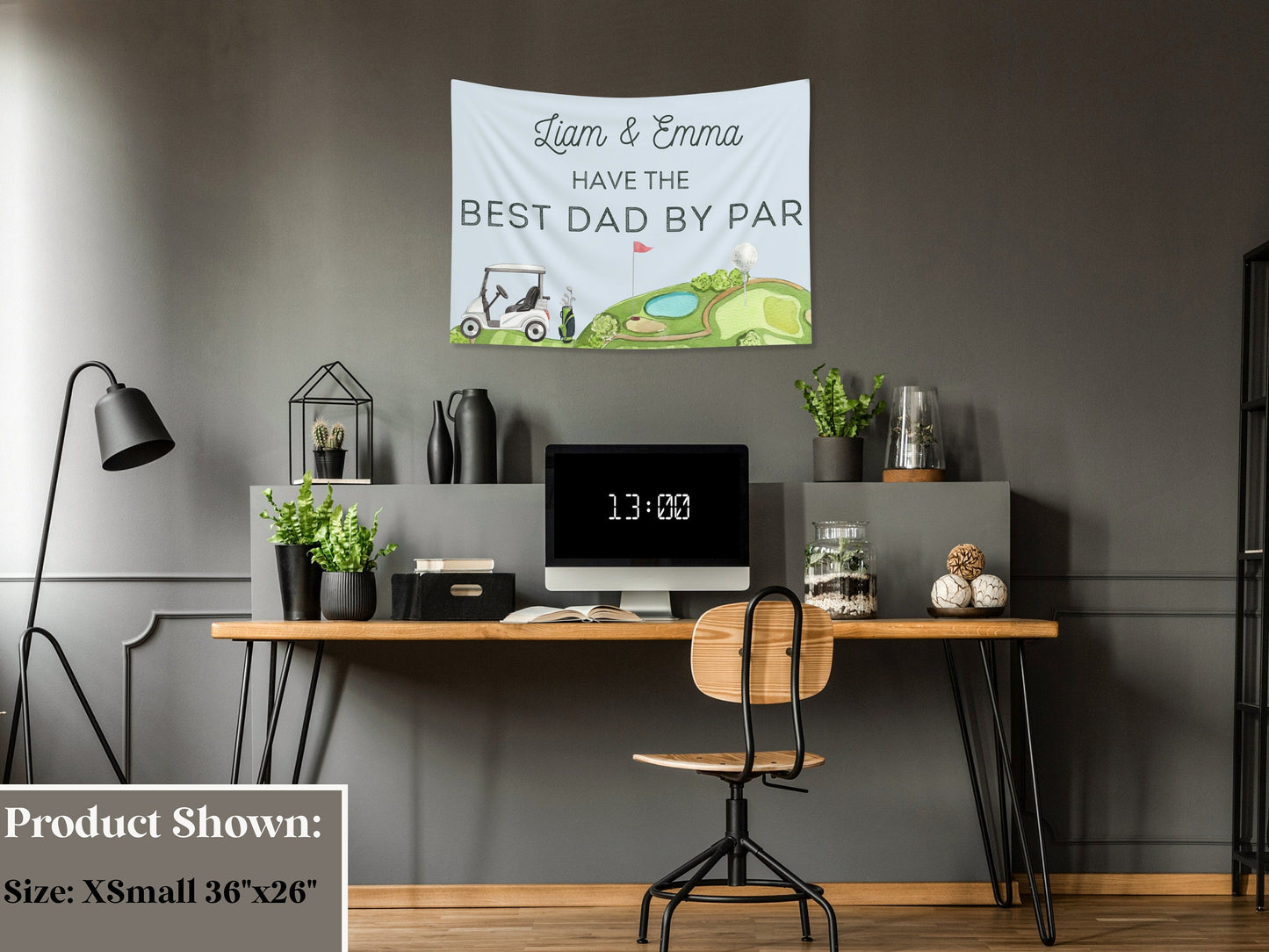 Best Dad By Par Banner Father's Day Golf Gift